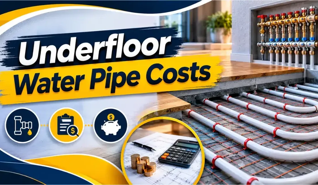 What Does It Cost to Replace Underfloor Main Water Pipes?